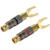 Rembus KS-216 High End Cable Lugs Gold-Plated Pack of 4
