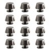 FSSTUD 12 PCS Metal Flat Topped Purse Handbag Feet Nailhead