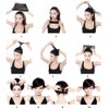 Short Pixie Cut Wig with Bangs, Layered Wavy Style, Black,