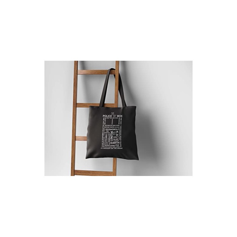 Tardis Tote Bag Black