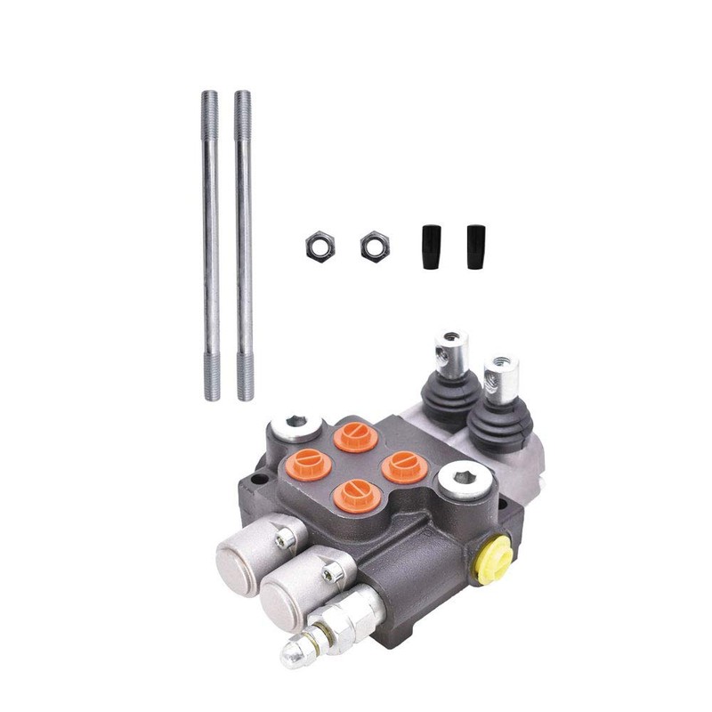 findmall 2 Spool 13GPM 3600PSI Hydraulic Directional Control Valve, SAE