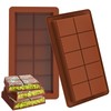 Webake The Original Deep Chocolate Bar Molds 2 Pack, 1