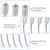 Coreless Motor, 5pcs 6x14mm High Speed 53200RPM Micro Coreless Motor