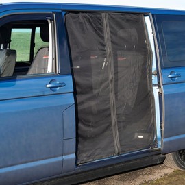 Universal RV Mosquito Net Screen – 63-75.6" Tailgate Mesh for Motorhomes/Campervans | Fits Sprinter/Ducato-Type Vans | Bug Proof + Storage Bag (S(63"*59"))