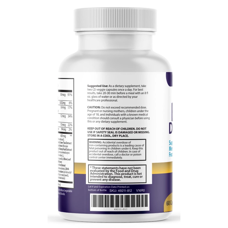 Neuronol Brain Defender Capsules, Advanced Cognitive Formula Supplement - 2