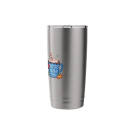 Christmas Hot Chocolate Cup Peppermint Mocha Stainless Steel Insulated Tumbler