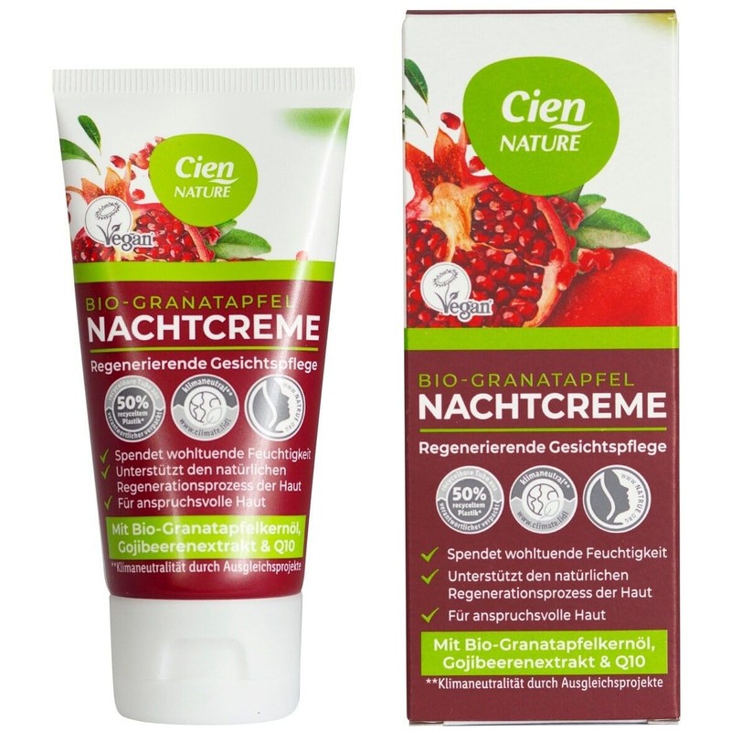 Cien Set Day and Night Cream Organic Pomegranate, Firming Face