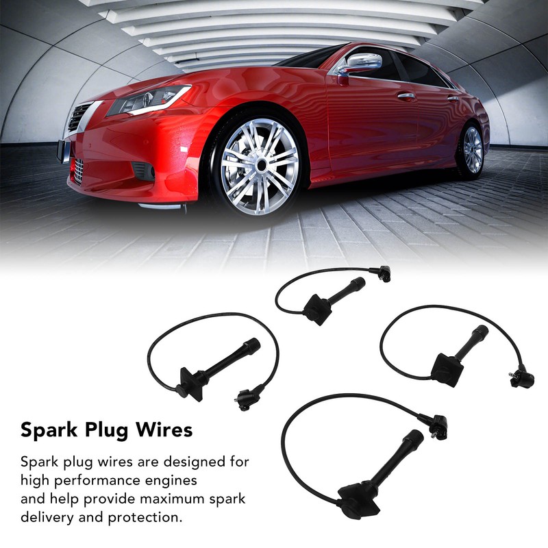 Spark Plug Wire with Silicone Sleeves 9091922327 Replacement for Corolla
