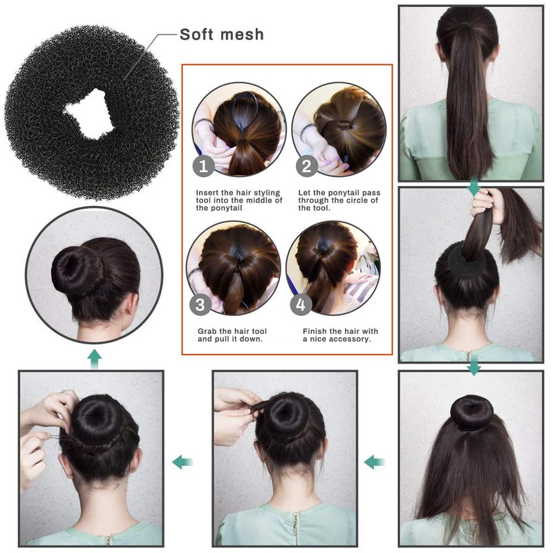 JALCH 27-Piece Hair Styling Accessories - Magic Spiral Braid &
