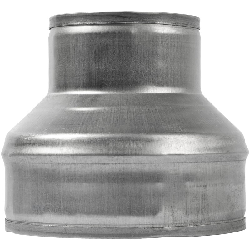 5" to 3" Inch Galvanized Steel Round Duct Reducer -