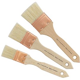 Repino® Varnish Brush Set (Width 50 mm, 40 mm, 30 mm) Artist Brush Set Primer Brush