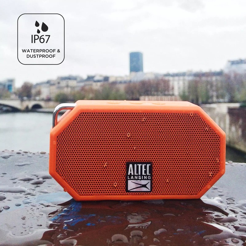 Altec Lansing Mini H2O - Waterproof Bluetooth Speaker, IP67 Certified