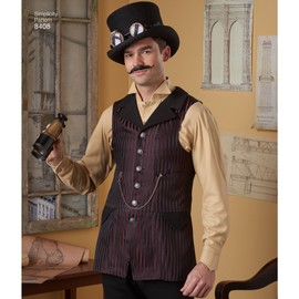 Simplicity 8408 Adult Steampunk Historical Costume Cosplay Sewing Pattern, Sizes 38-44