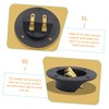 Mipcase 2pcs Speaker Box Terminal Connector Gold Plated Way Speaker