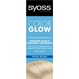 Syoss Color Glow Nourishing Hair Dye Platinum Blonde (1 x 100 ml), Semi-Permanent Colouration for Radiant Colour Intensity up to 8 Hair Washes without Damaging the Hair
