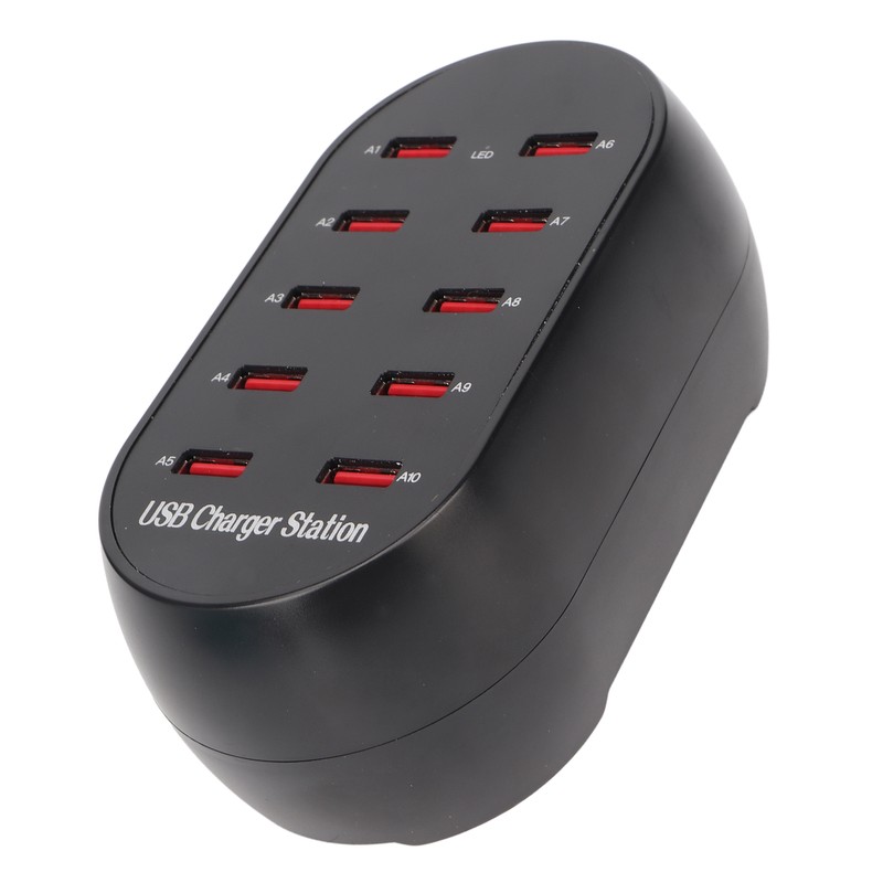 USB Charging Station 10 Port Small Desktop USB Fast Charging