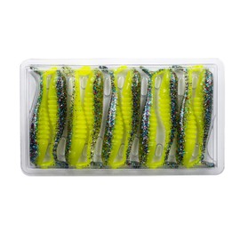 Bobby Garland Slab Hunt'R Soft Plastic Crappie Fishing Lure, 2.25 Inches, Pack of 10