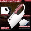 ROCOCO Meat Cleaver Knife Unique Effort Saving Professional Stainless Steel
