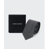 Musinsa Standard Wool-Like Narrow Solid Tie [Medium Gray]