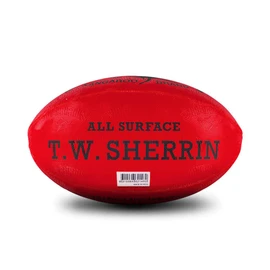 Sherrin KB All Surface Training Football, Red, Size 3