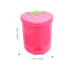 CHILDWEET Mini Trash Can Lid Swing Lid Bin for Car