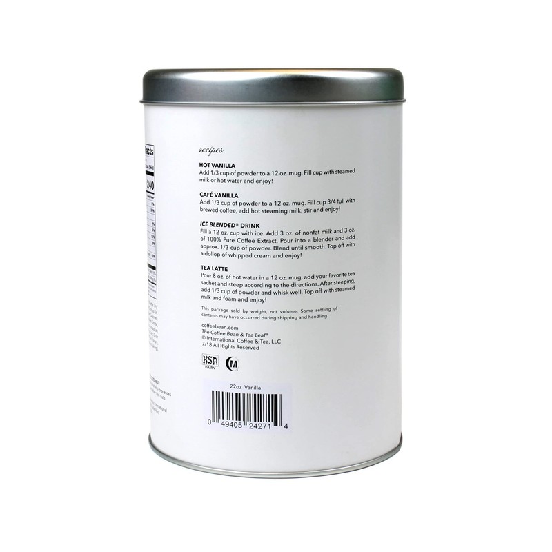 The Coffee Bean & Tea Leaf, French Deluxe Vanilla Powder,