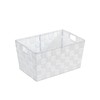Wenko Adria S Storage Basket White Polypropylene 30 x 15