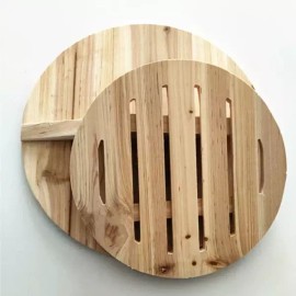 Unknown 무도장 원목 족욕통 족욕 이동식 족탕기 히노끼 [Q. 펀칭 스테인리스 스틸 바닥 51] Wooden Foot Bath Tub Portable Hinoki [Q. Punch Stainless Steel Bottom 51]