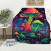 YucZiken Mushroom Throw Blanket for Men Women Adults Kids, Soft