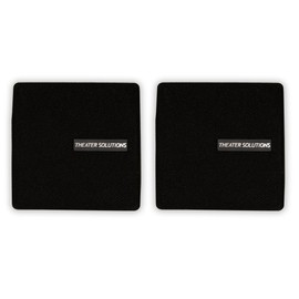 Theater Solutions TS30B Mountable Indoor Speakers Black Bookshelf Pair, 2.5 Inch (Pack of 2)