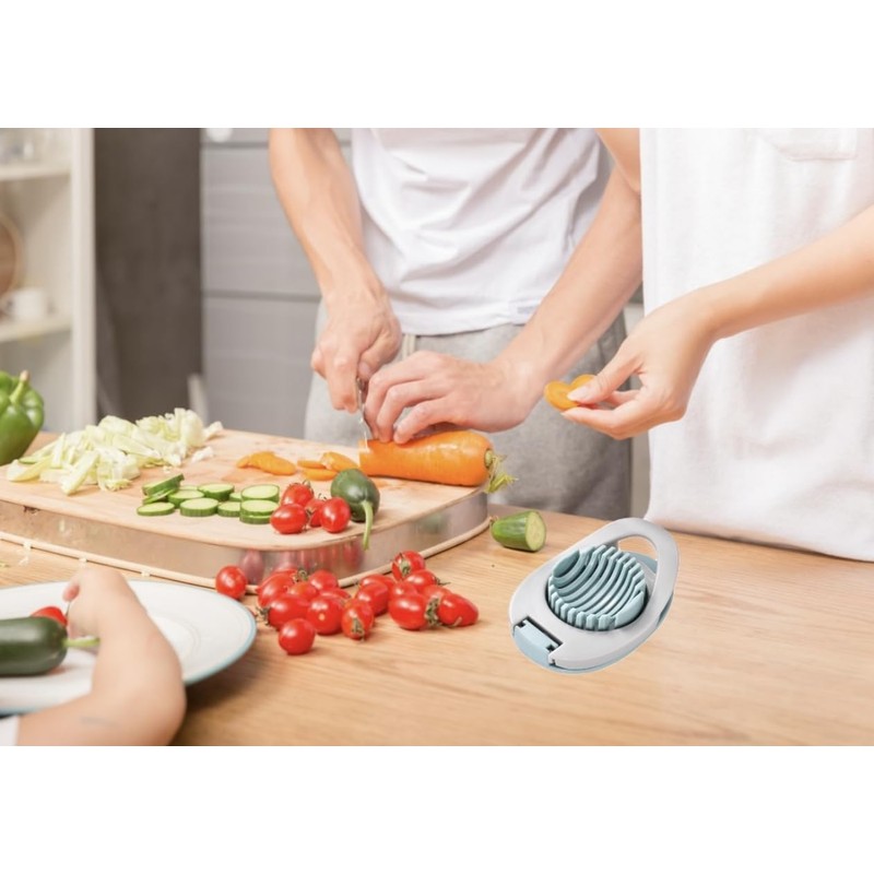 Tannest Egg Slicer with Stainless Steel Wire Egg Slicer, Egg