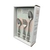 Wallace Antique Baroque 18/10 Stainless Steel 3pc. Baby Flatware Set