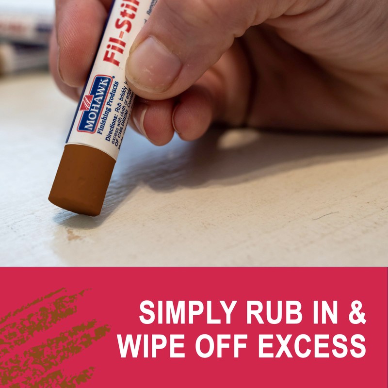 Mohawk Fil-Stik Wax Putty Stick for Wood Repair, Brown Mahogany/Toffee