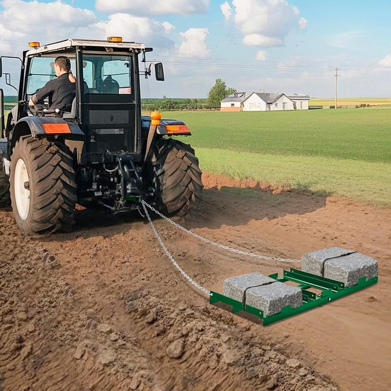 VEVOR Drag Harrow, 4 ft Heavy Duty Tow Behind Drag