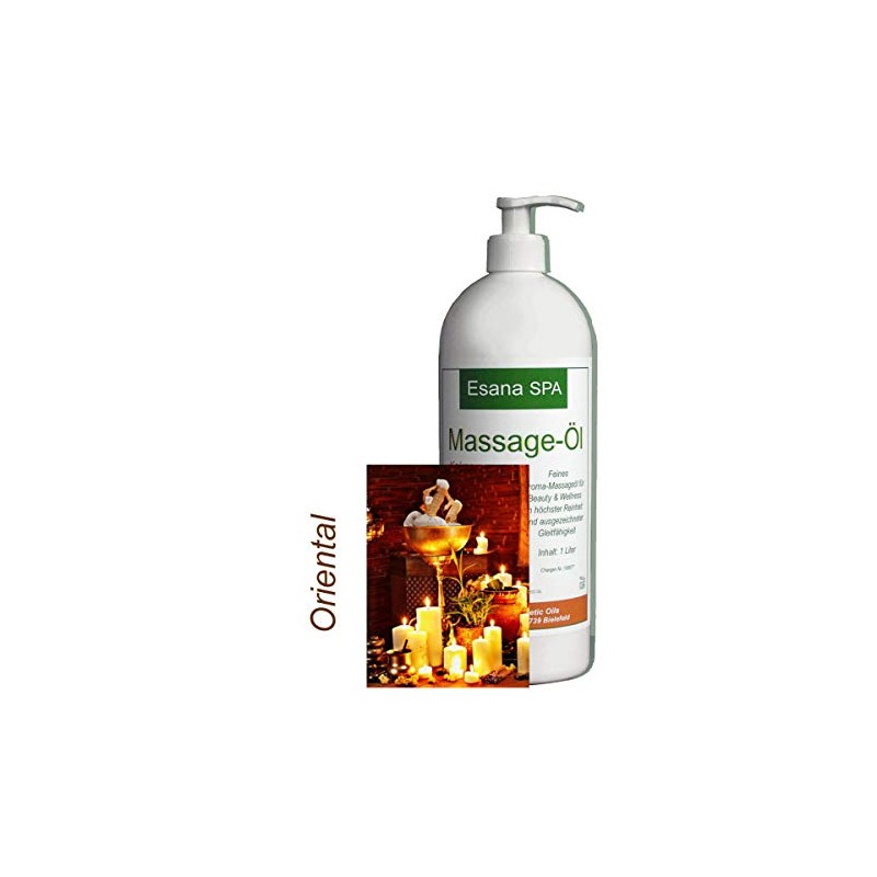 Esana SPA Aroma Massage Oil "Oriental" (1 Litre) + Dosing