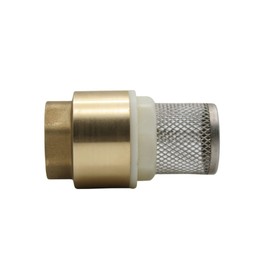 DOJA Barcelona Foot Valve Internal Thread PN 16 1/2 Inch Foot Check Valve Brass and Nylon Check Valve Foot Valve for Suction Pipes, Pumps, Washing Machines, Suction Hose, etc.