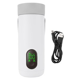 SASKATE Portable Electric Kettle Rechargeable Cordless Travel Kettle 350ML 10 Min Quick Boil 12H Constant Temperature 4 in 1 Design with 27000mAh Battery for Outdoor Camping Car Travel
