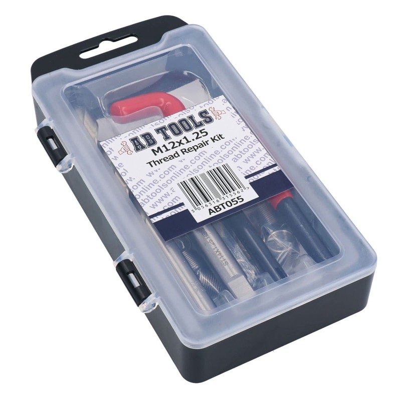M12 x 1.25mm Thread Tap Repair Cutter kit helicoil 15pc