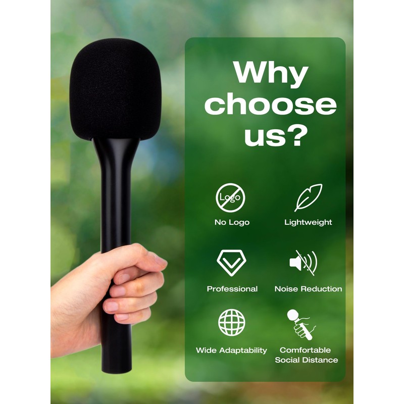 SUNMON Handheld Wireless Mic Stand for DJI Mic, Holder for