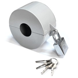 PILISPARK Faucet Locks Outdoor,Hose Spigot，Made of Metal Suitable for Garden Faucets 1-1/2 to 3 in Dia Valve Handles, Prevent Water Theft, Unauthorized Water Use (Silver)