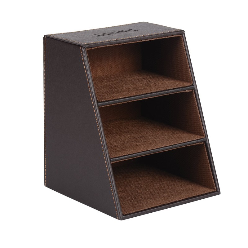 I-MART PU Leather TV Remote Control Holder, Caddy, Organizer, Storage,