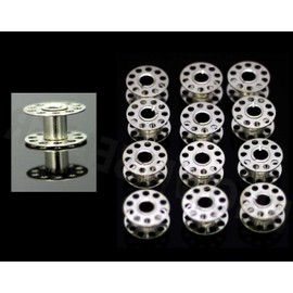 Metal Bobbins - Sewing Machine Spool Universal Fits Most Brands (100 Bobbins)