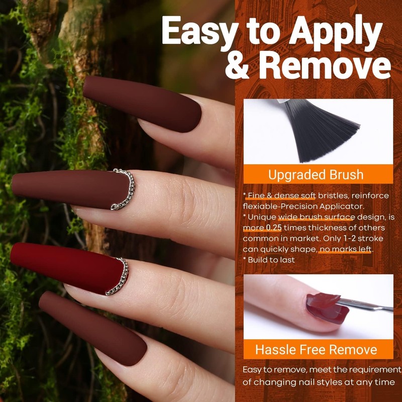 Modelones Gel Nail Polish Set, 12 Colors Christmas Winter Nude