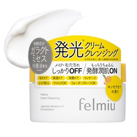 felmiu Hakko Cream Cleansing, Osmanthus 4.9 oz (110 g), Eyelash OK Pores, Blackheads, Sebum Cleansing, Cream, Fermentation, Luminous, Royal Jelly, Squalane, Fermieu