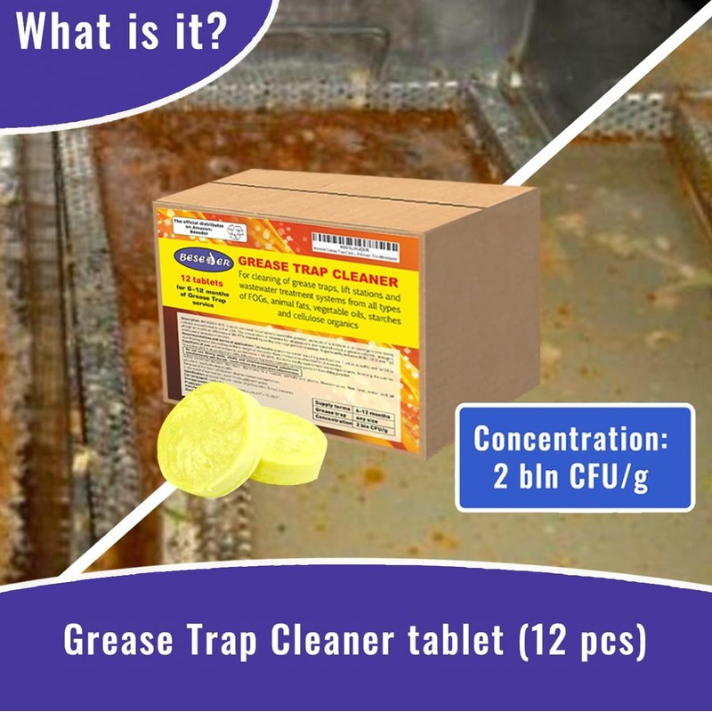 Grease Trap Cleaner (1 Count (Pack of 12))