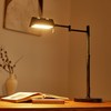 VONLUCE LED Desk Lamp, Adjustable Industrial Style Metal Table Lamp,