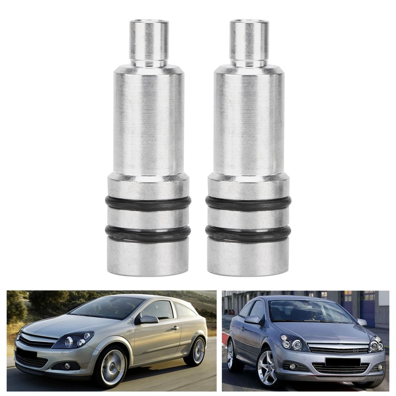 2pcs Fuel Injector Sleeves with Seals Replacement for Astra H/Corsa