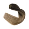 XDhair Clip in Hair Extensions Real Human Hair 100g 6pcs