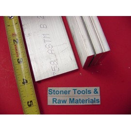 4 Pieces 1/4" X 2" Aluminum 6061 Flat BAR 4" Long T6 .250" Plate New Mill Stock