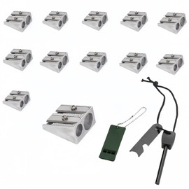 Magnesium Pencil Sharpener Manual 2024 Pencil Sharpener Magnesium Survival Kit Fire Starter Survival Tool Small Pencil Sharpener Paired with Our Flint Can Easily Ignite Outdoors